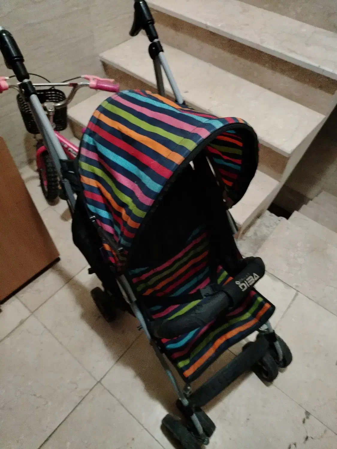 کالسکه عصایی برند دیبا در حد نو|کالسکه و لوازم جانبی|قدس, شهر‌قدس|دیوار