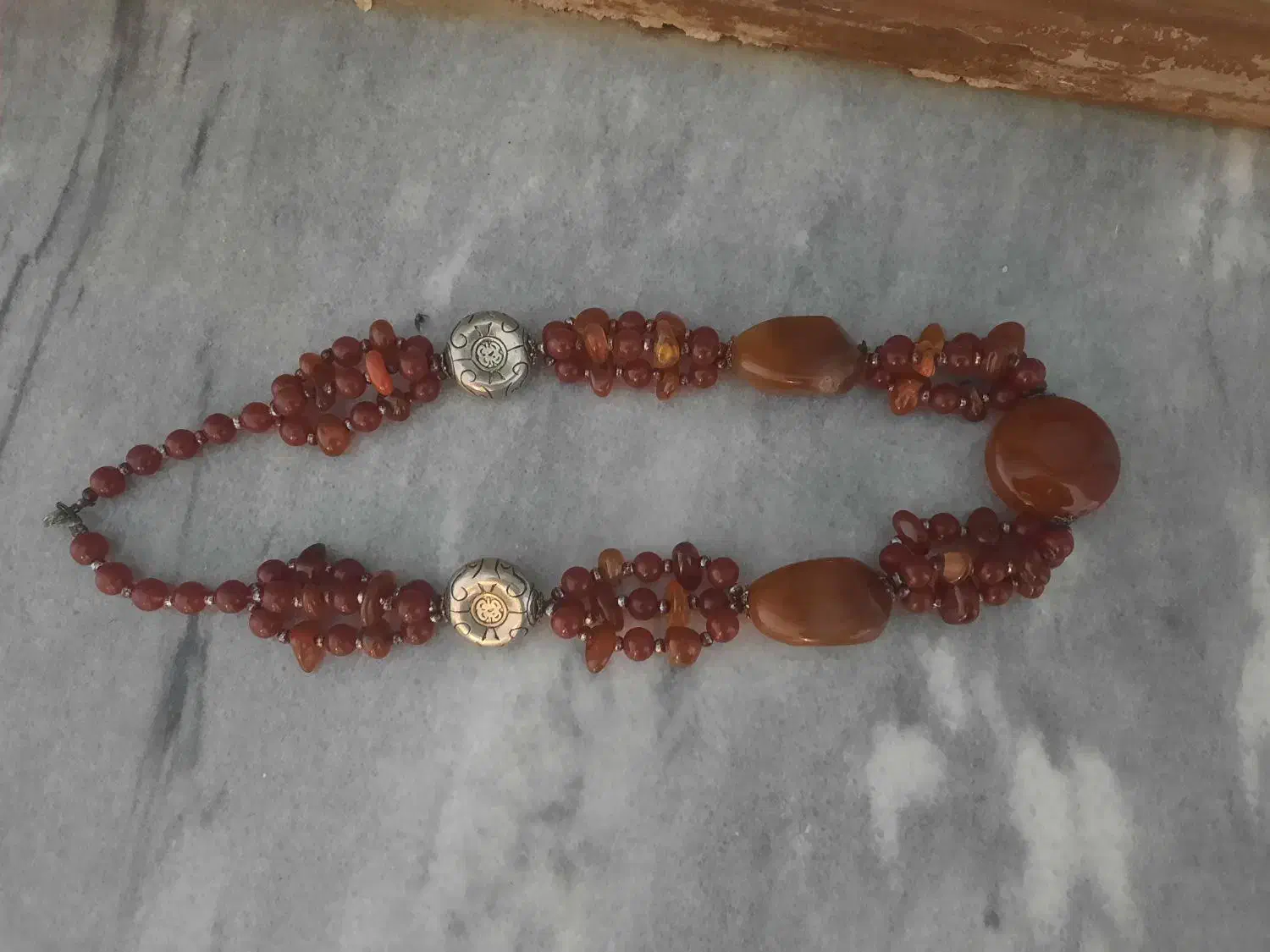 گردنبند تمام عقیق اصل اصل|کلکسیون اشیاء عتیقه|نمین, |دیوار