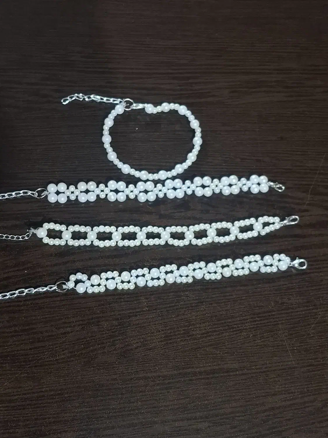 دستبند و گردنبند مرواریدی|بدلیجات|مهاجران, |دیوار