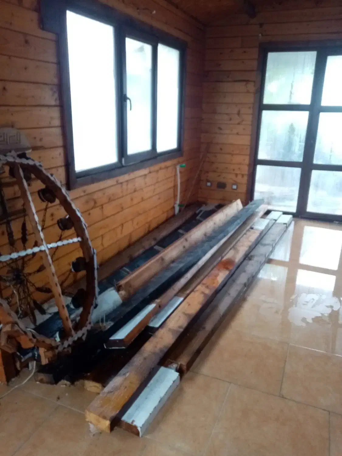 چوب تخته الوار روسی ضخامت 7|مصالح و تجهیزات ساختمان|رودهن, |دیوار