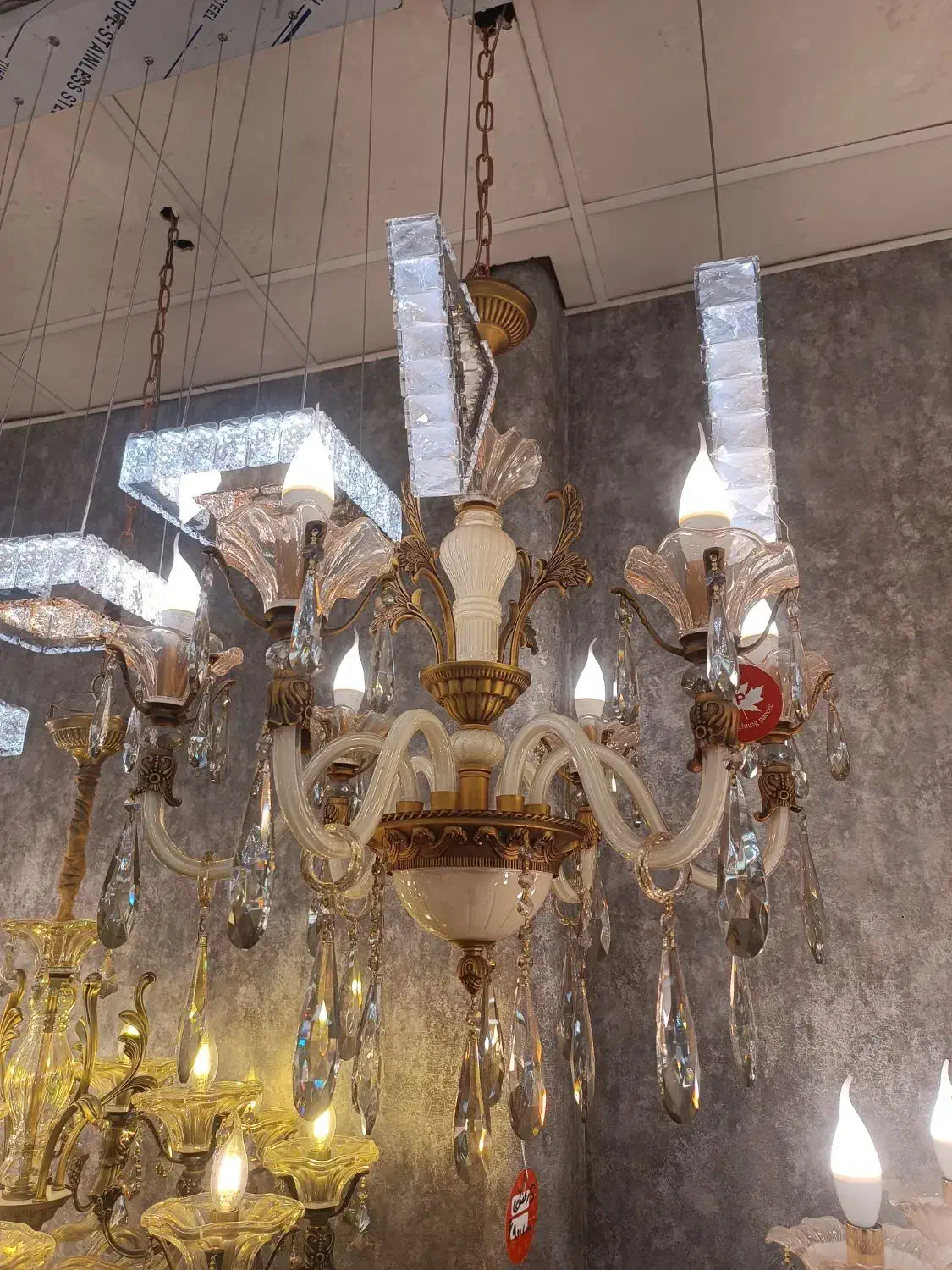 لوستر|لوستر و چراغ آویز|باقرشهر, |دیوار