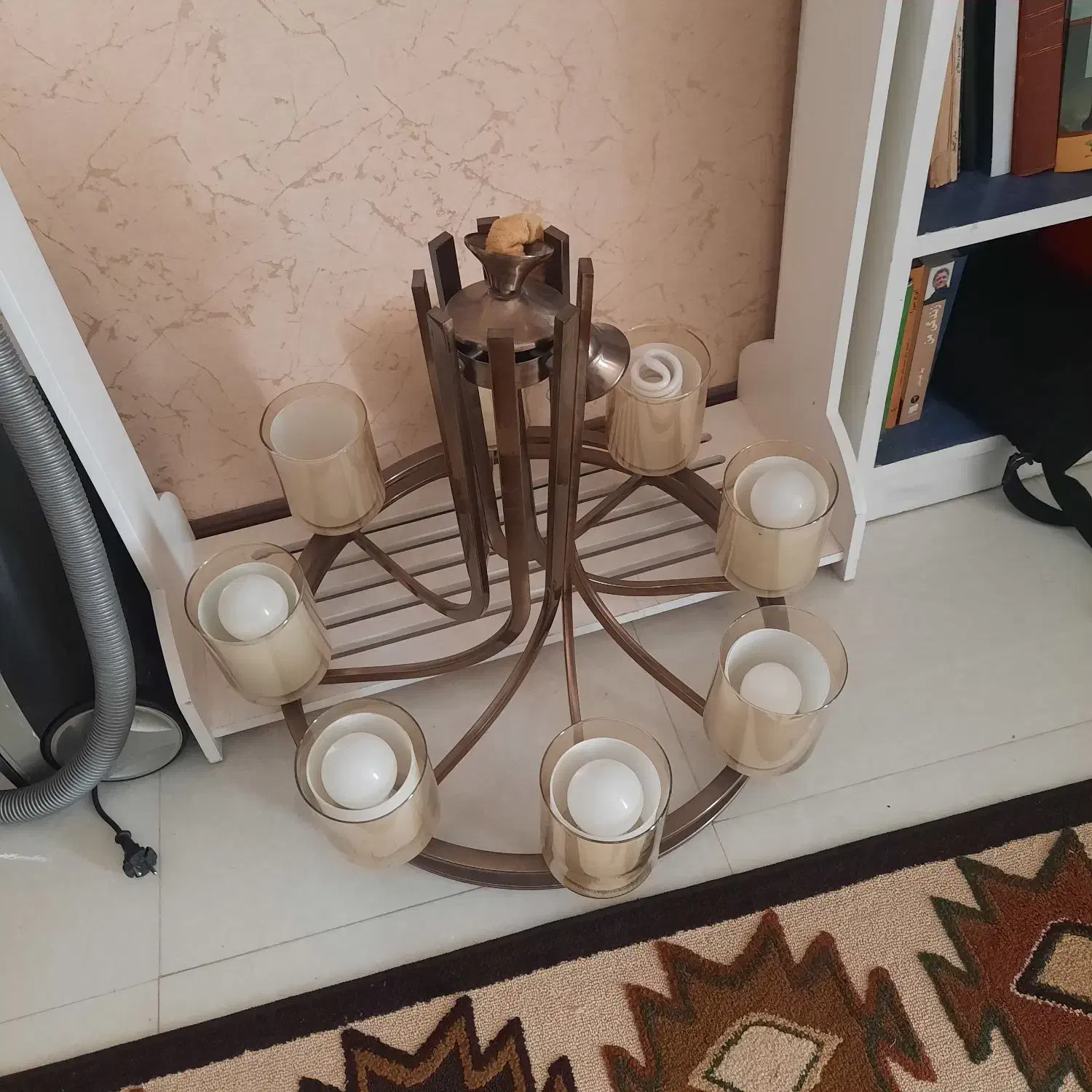 لوستر لهستانی ۸شاخه|لوستر و چراغ آویز|مشهد, موسوی قوچانی|دیوار