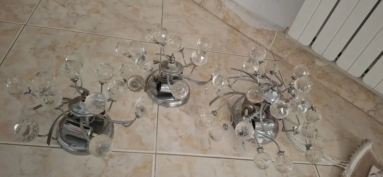 ۳ عدد لوستر سقفی سالم|لوستر و چراغ آویز|مشهد, هفت تیر (نه دره)|دیوار