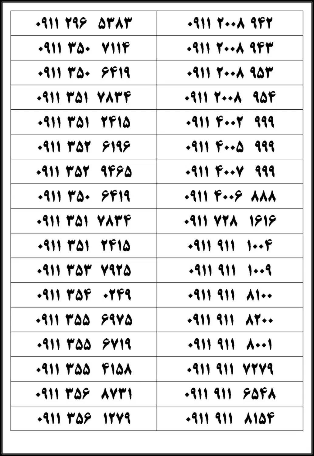 ۰۹۱۱-۶-۳۶-۳۷-۳۸|سیمکارت|نکا, |دیوار