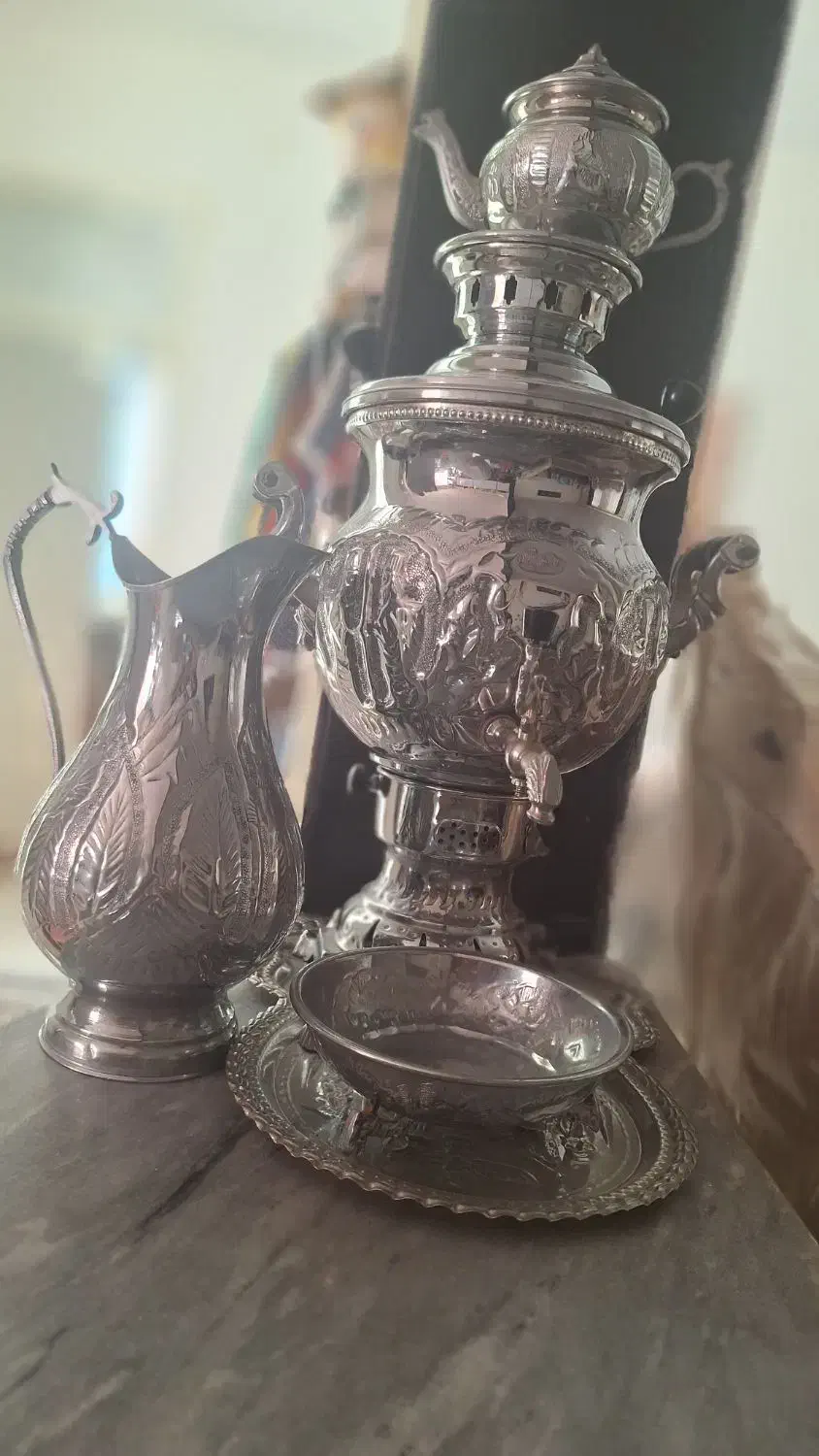 سرویس کامل سماور گازی|سماور، چایساز، قهوهساز|تربتحیدریه, شهرک ولیعصر|دیوار