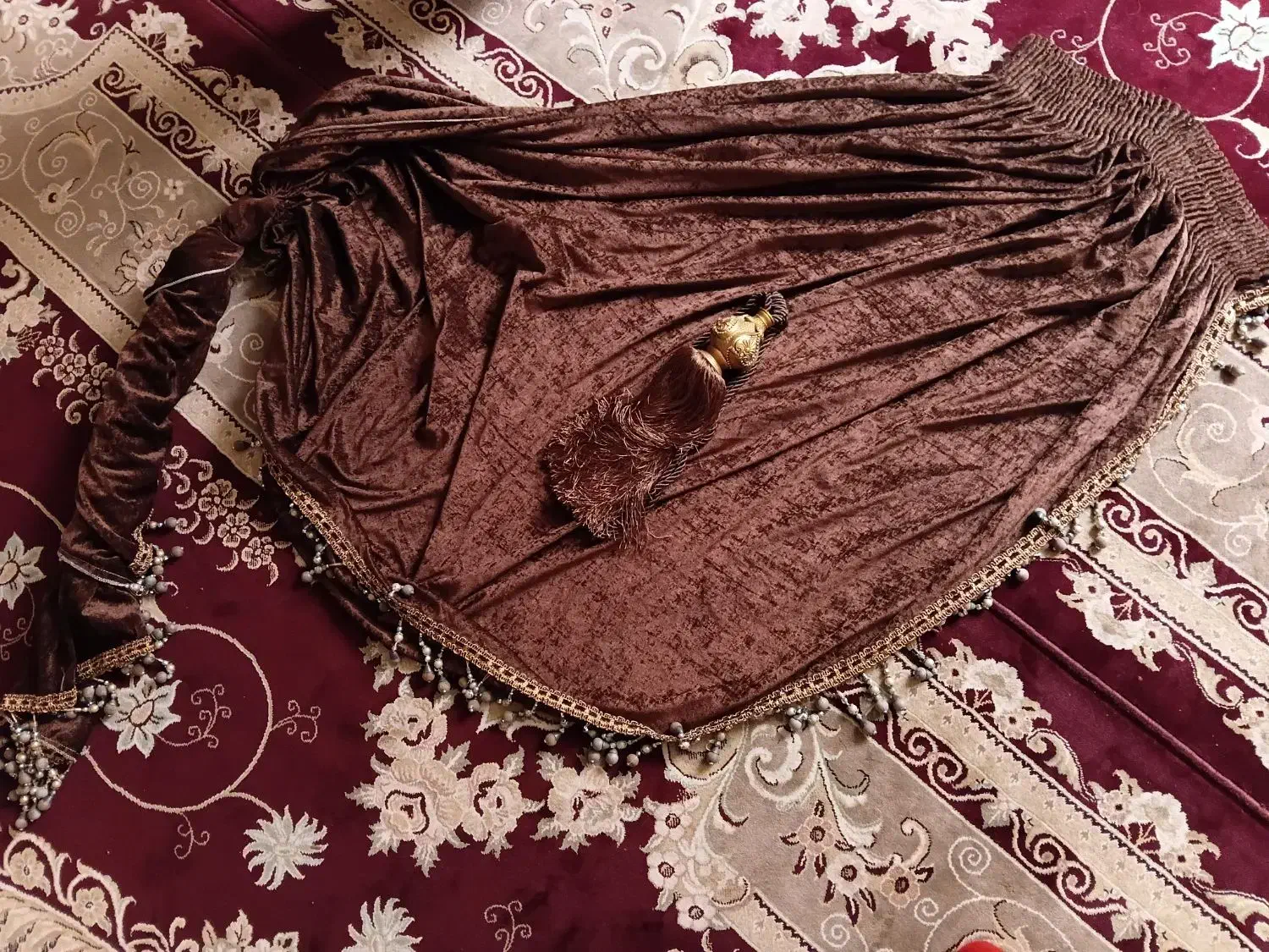 والان یه طرفه مخمل|پرده، رانر، رومیزی|ورامین, خیر آباد|دیوار