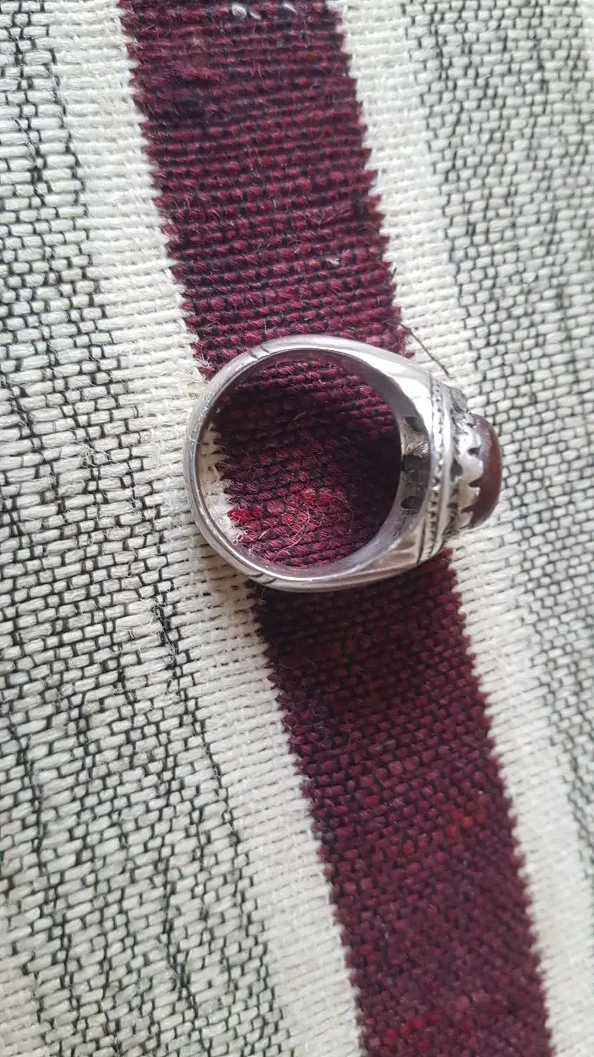 انگشتر نقره بسیار قدیمی|کلکسیون اشیاء عتیقه|شاهین‌شهر, گزبرخوار|دیوار