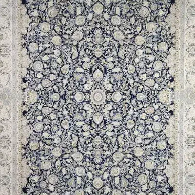 فرش12متری 2عدد1500شانه ابریشم افشان 4500تراکم|فرش|قم, بنیاد|دیوار