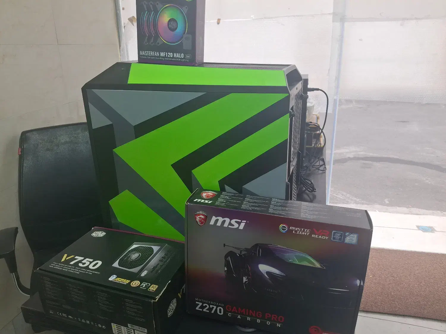 کیس گیمینگ|رایانه رومیزی|رشت, باهنر|دیوار