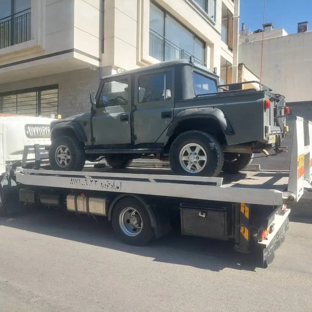 امداد خودرو کفی خودروبر جرثقیل حمل خودرو|خدمات حمل و نقل|شیراز, انجیر|دیوار