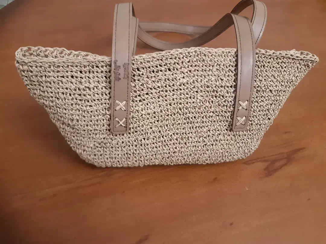 کیف رافیا مدل ساحلی|کیف، کفش، کمربند|سلماس, |دیوار