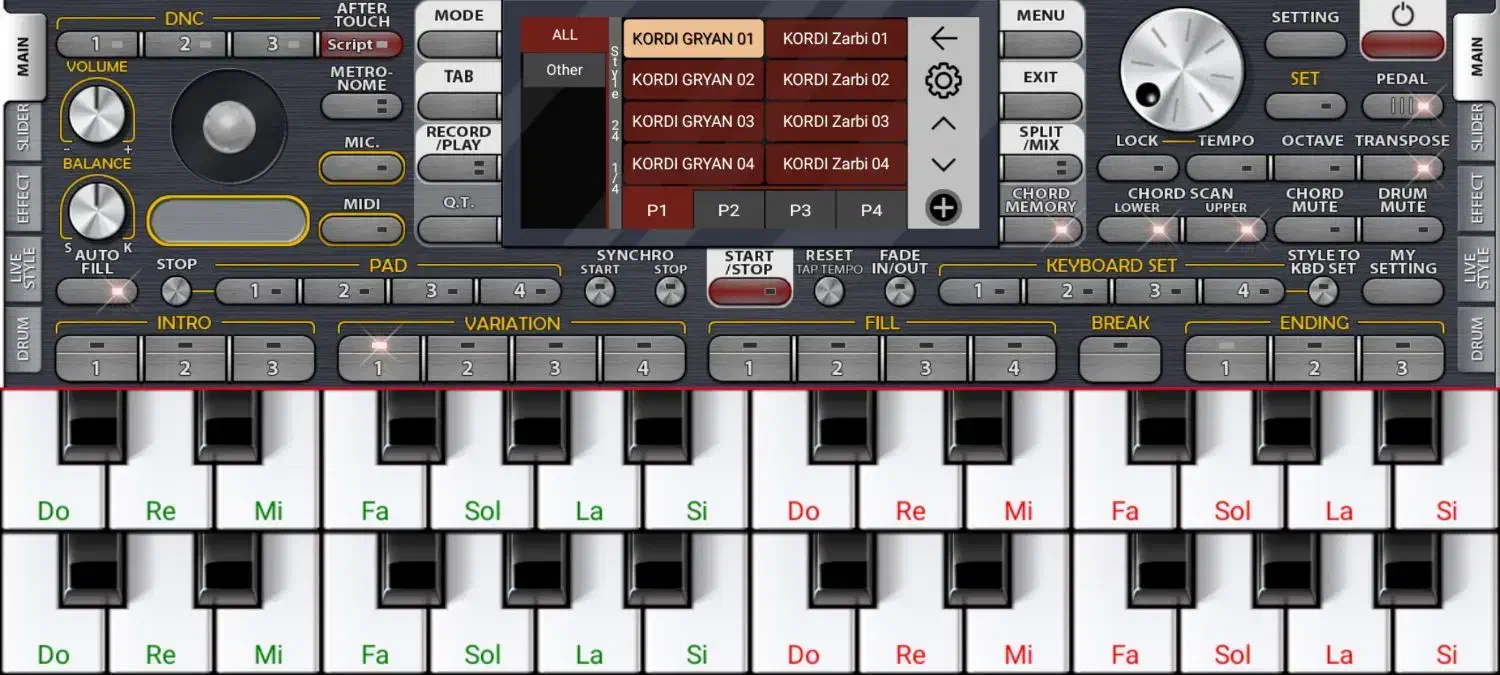 ست اورگ اندروید|پیانو، کیبورد، آکاردئون|سنندج, |دیوار