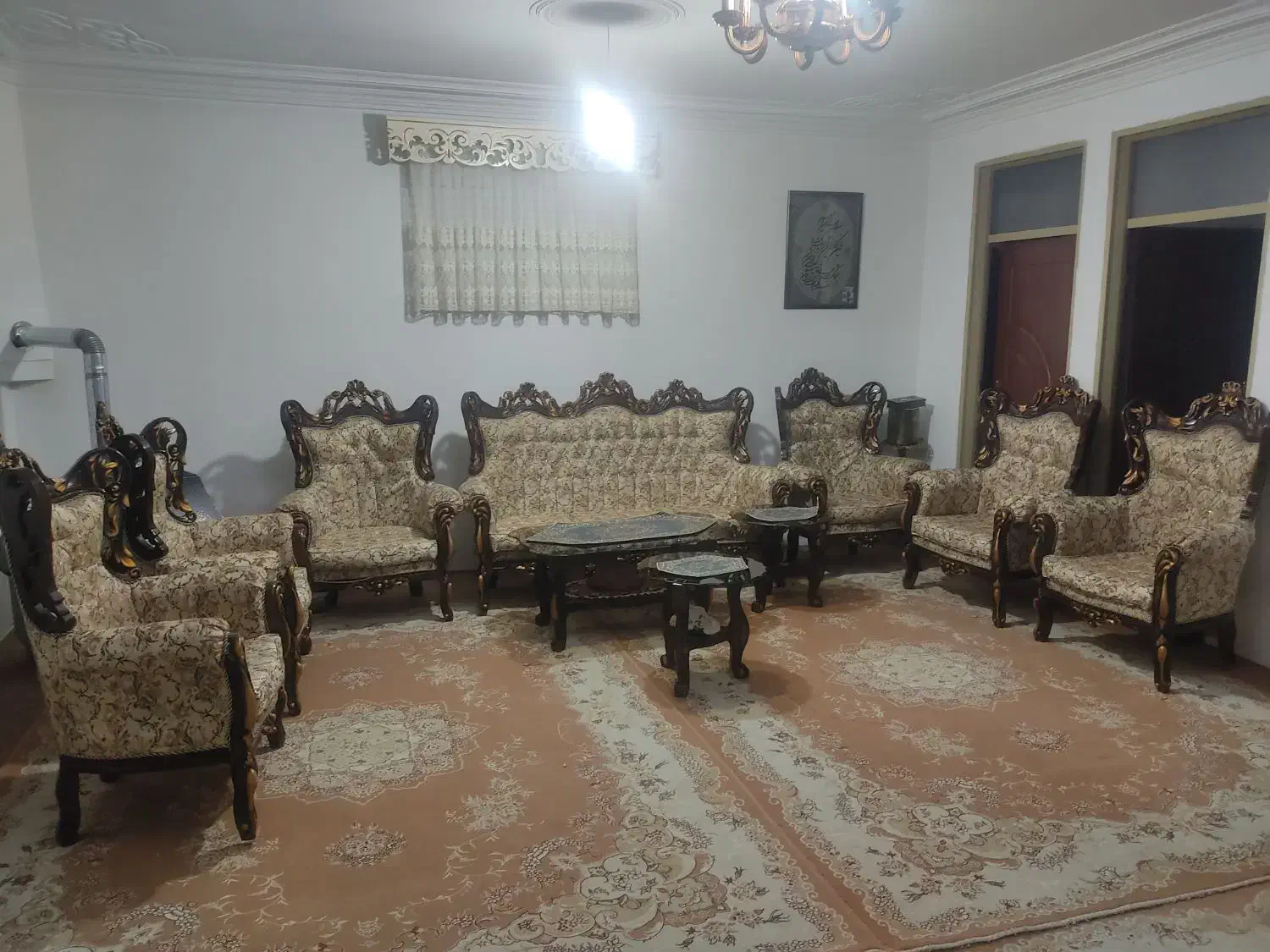 مبل سلطنتی|مبلمان خانگی و میز عسلی|نقده, |دیوار