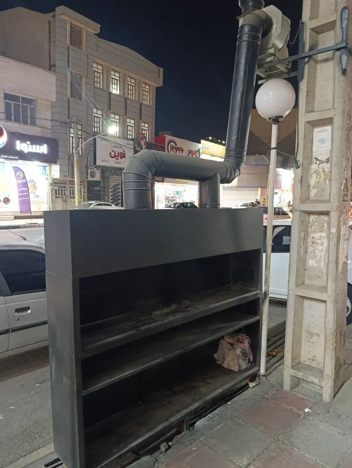 منقل زغالی جگرکی کبابی چرخ دار فروشی|کافی‌شاپ و رستوران|تهران, شهرک دریا|دیوار