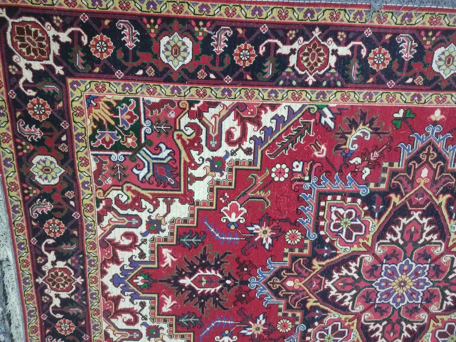 یک جفت فرش هریس اصل|فرش|خواجه, |دیوار