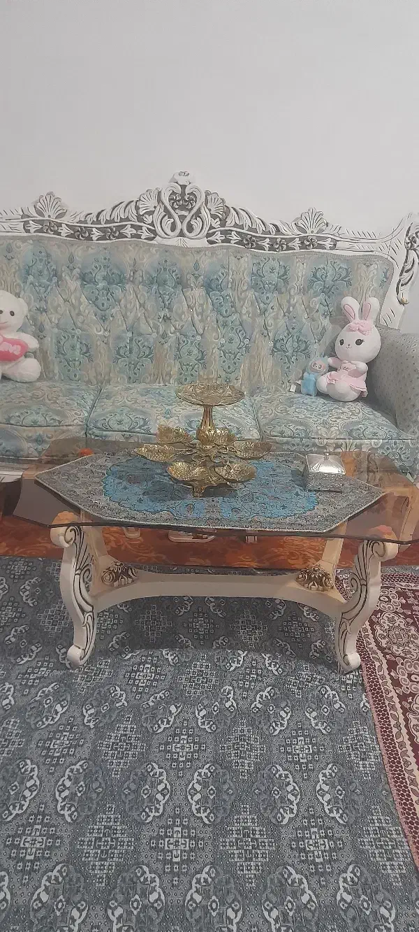 مبل سلطنتی ۹نفره|مبلمان خانگی و میز عسلی|پاکدشت, خاتون آباد|دیوار