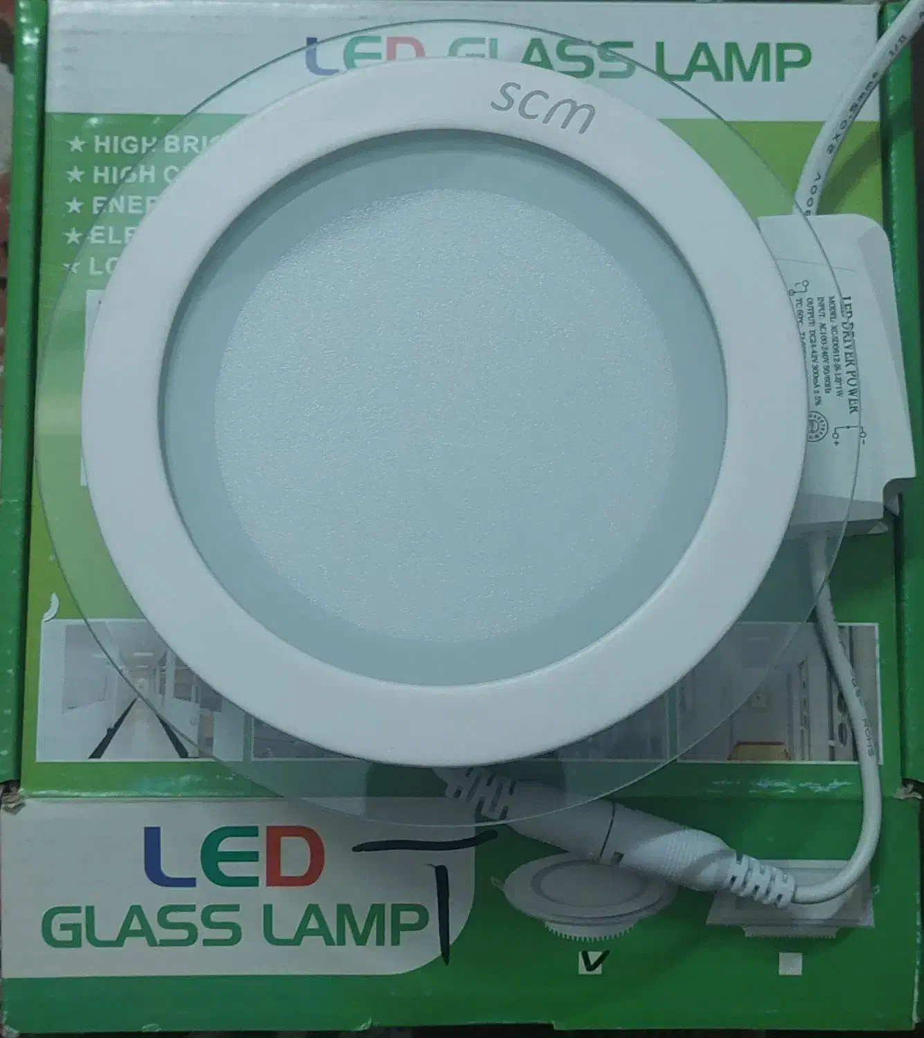 چراغ ۱۲ وات دور شیشه|لامپ و چراغ|قم, حاج زینل|دیوار