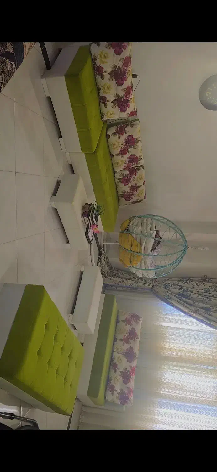 مبلمان هشت نفره زیبا|مبلمان خانگی و میز عسلی|ابریشم, |دیوار