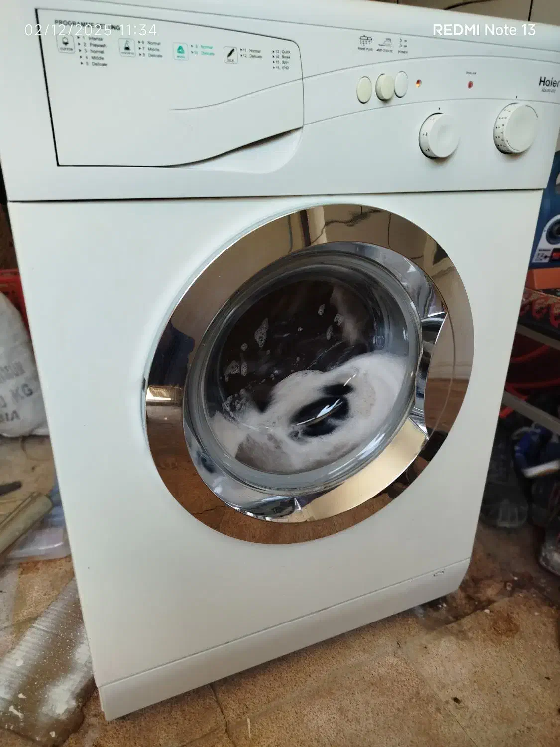 لباسشویی هایر 5کیلوی|ماشین لباسشویی و خشککن لباس|اهر, |دیوار