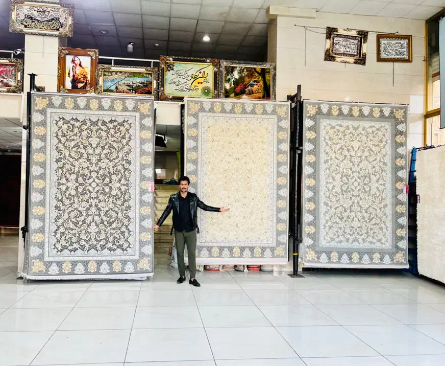 فرش افشان طلاکوب در ۳ رنگبندی جدید|فرش|ارومیه, |دیوار