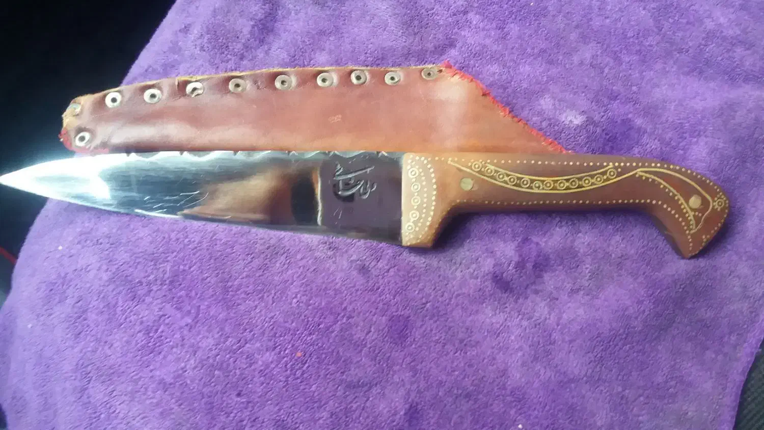 چاقو دست ساز ۲۸سانتی نوک کلاغی|کوهنوردی و کمپینگ|تهران, تختی|دیوار