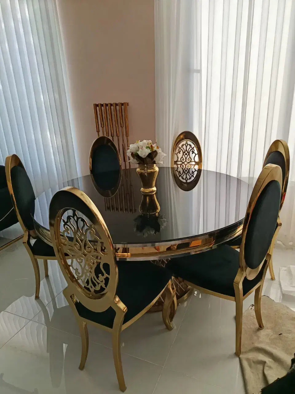 مبل استیل  ومیز نهار خوری|مبلمان خانگی و میز عسلی|شیراز, کرونی(خاتونک)|دیوار