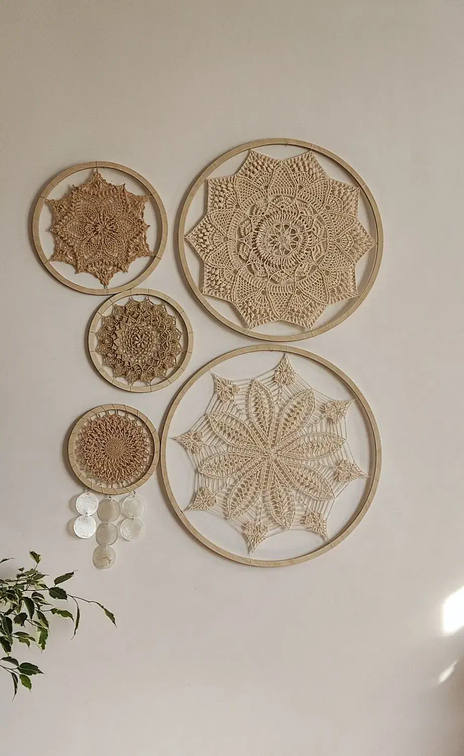 دیوارکوب (ماندالاهای ) دستبافت|صنایع دستی و سایر لوازم تزئینی|نجف‌آباد, مزرعه طالب|دیوار