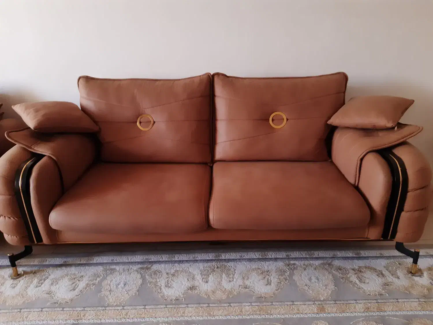 مبل راحتی نیمه استیل|مبلمان خانگی و میز عسلی|زاهدان, |دیوار