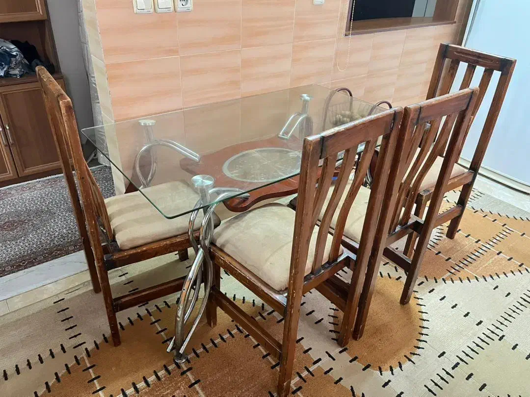 میز و صندلی ناهارخوری|میز و صندلی غذاخوری|بابل, |دیوار