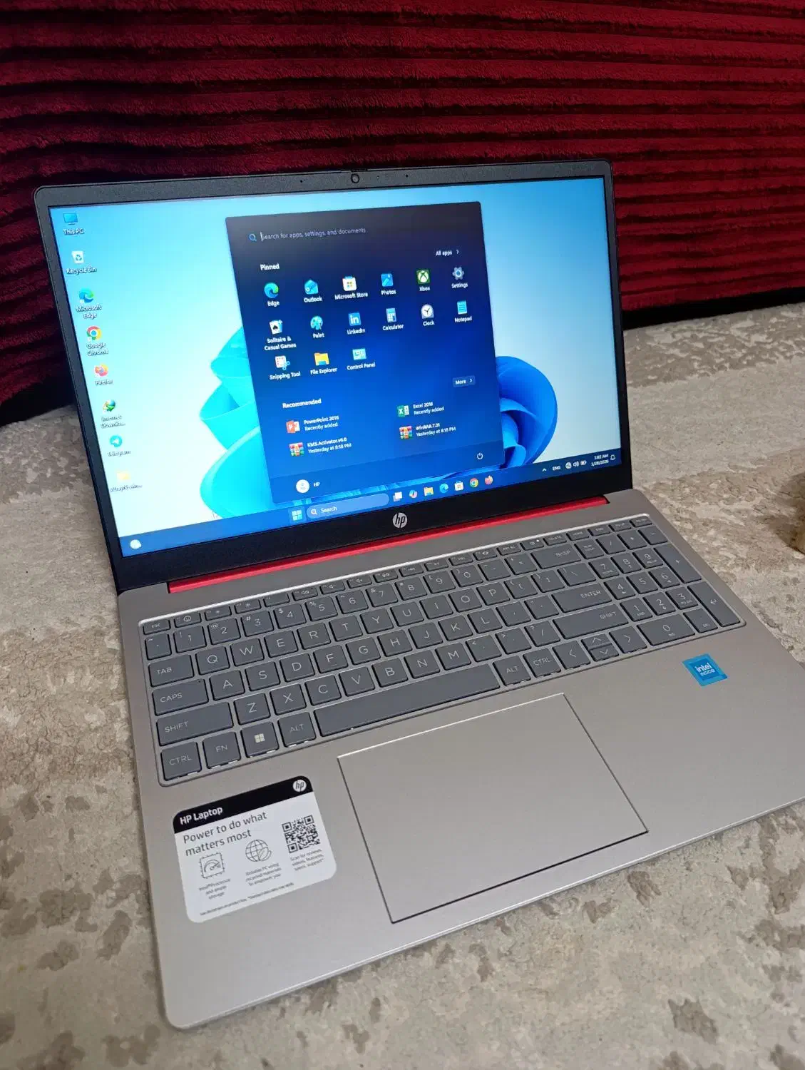 لپتاپ HP 15inch نسل ۱۲ آک پلمپ|رایانه همراه|مشهد, سید رضی|دیوار