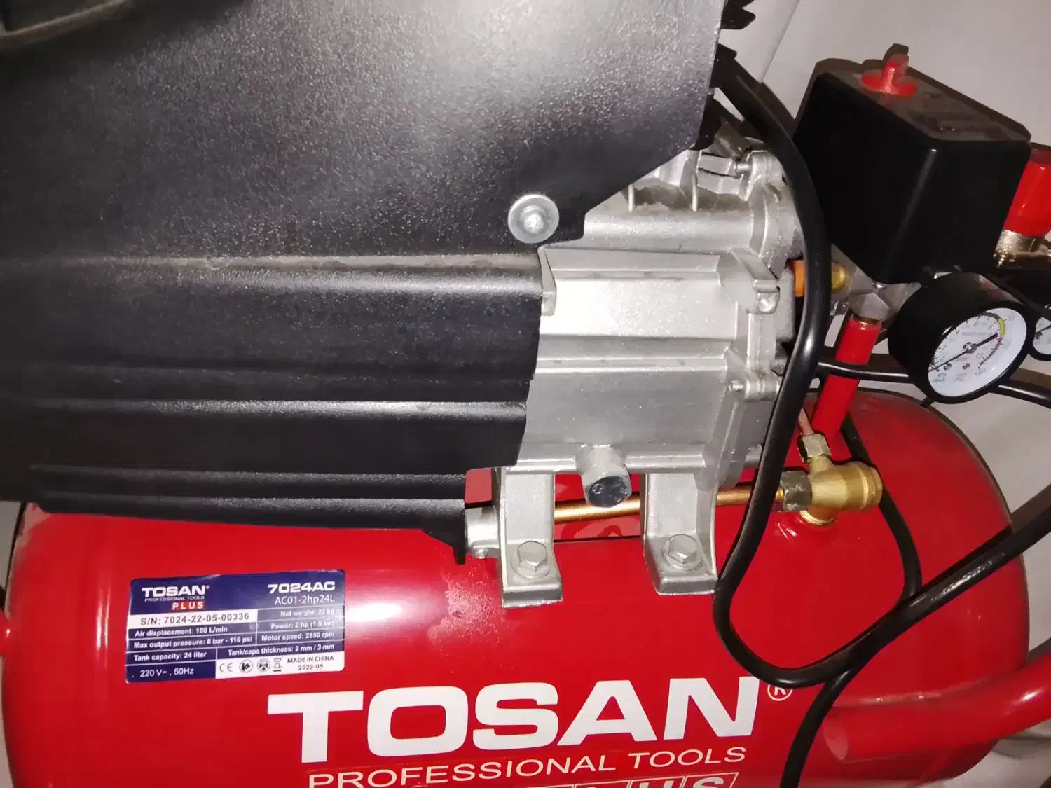 کمپرسور هوا توسن پلاس|ابزارآلات|قم, زنبیل آباد|دیوار