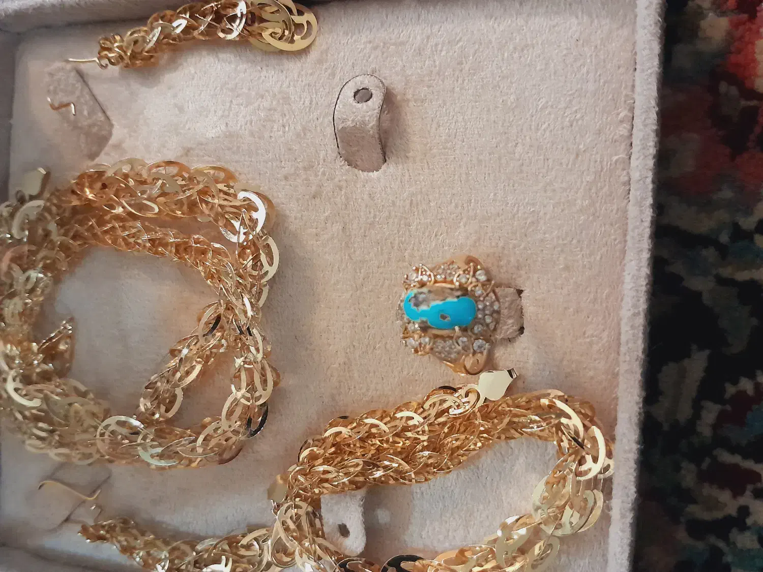 سرویس کارتیر با انگشتر ،طلا نیستن|جواهرات|بروجرد, |دیوار