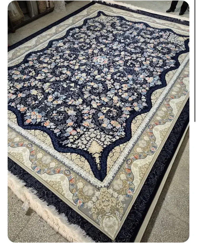 فرش ماشینی / ۱۲۰۰شانه / فرش ۹ متری / فرش تمام نخ|فرش|بوکان, |دیوار