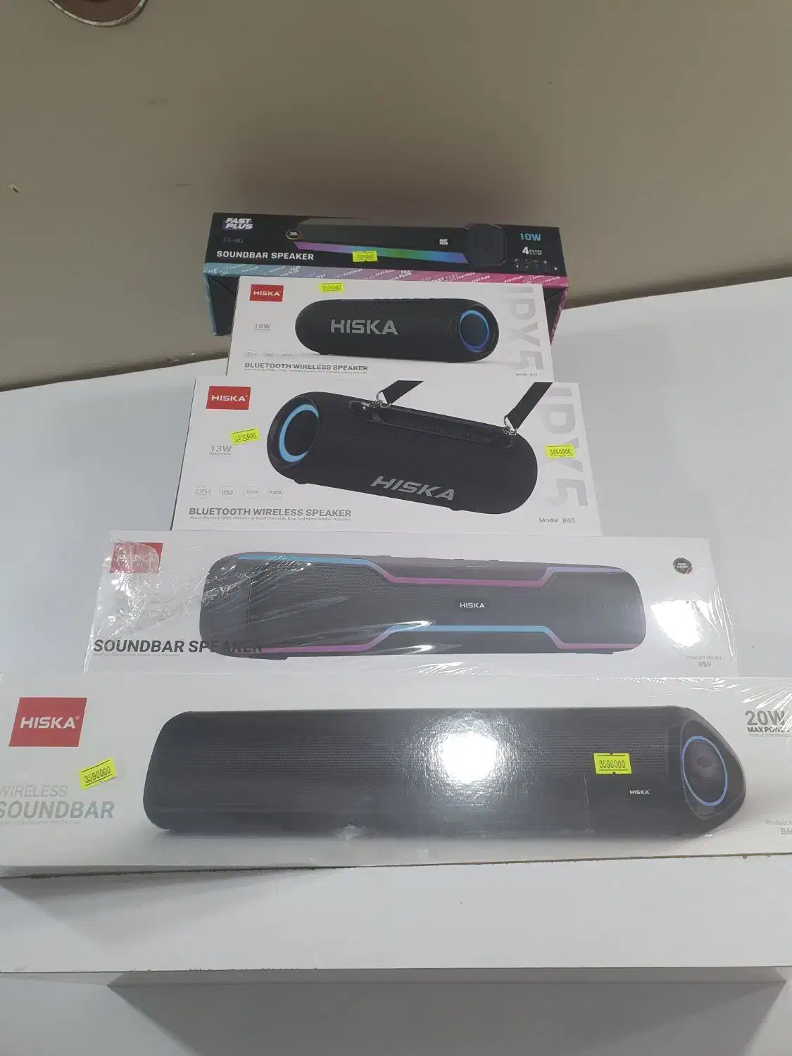 انواع اسپیکر هیسکا|سیستم صوتی خانگی|برخوار, |دیوار