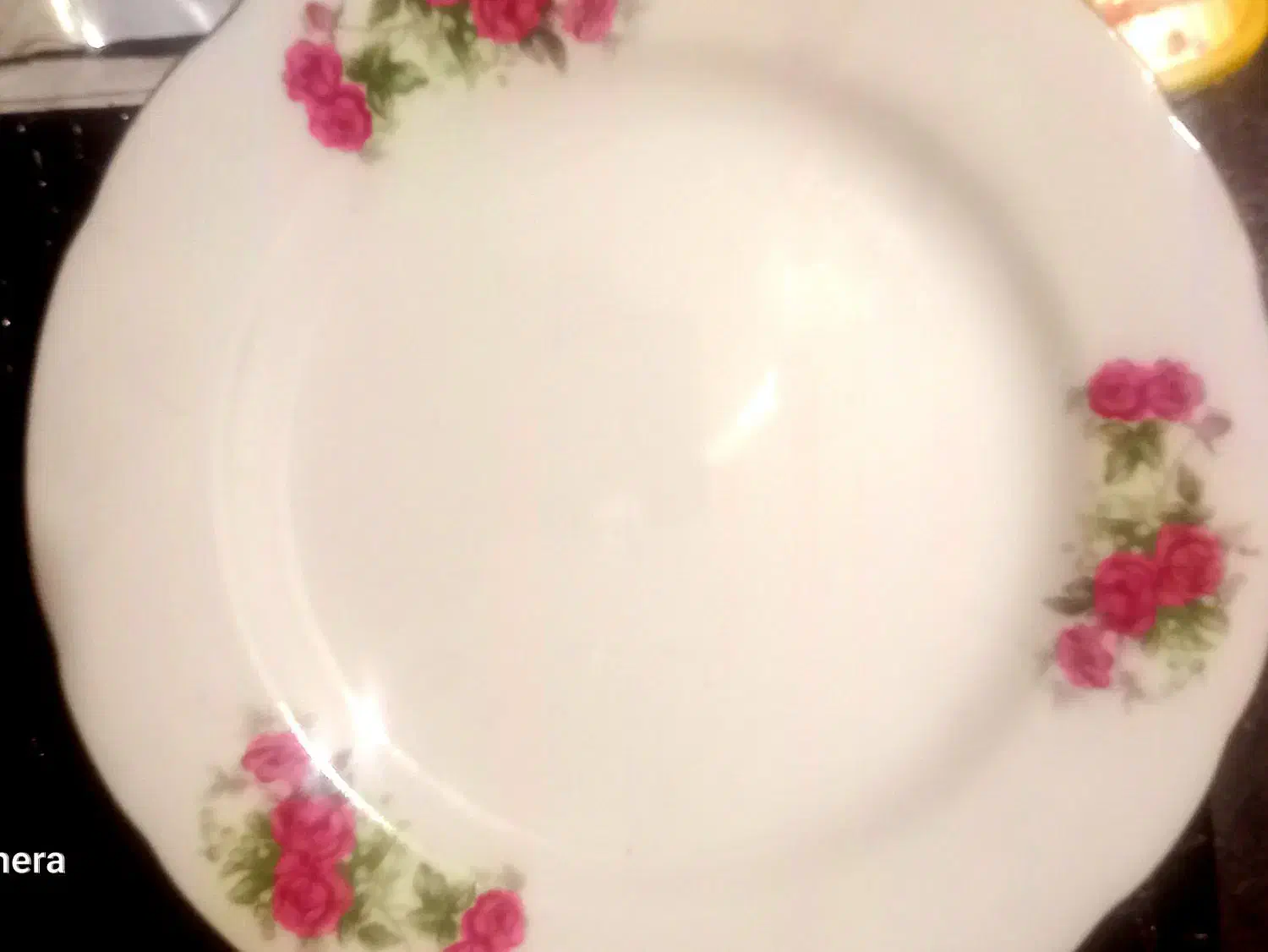 کاسه مربعی۲عدد و۲عدد میوه خوری و۱دیس گل سرخی قدیمی|ظروف سرو و پذیرایی|تهران, آشتیانی|دیوار