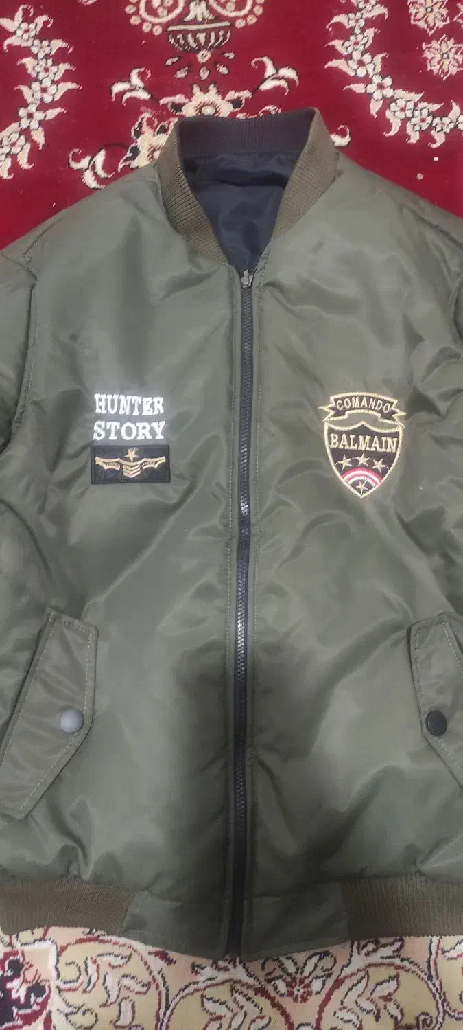 کاپشن مردانه دو رو خلبانی|لباس|مهریز, |دیوار