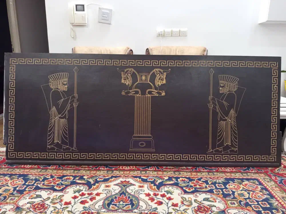 تخت ام دی اف هخامنشی|کتابخانه، شلف، قفسه‌های دیواری|قم, پردیسان|دیوار