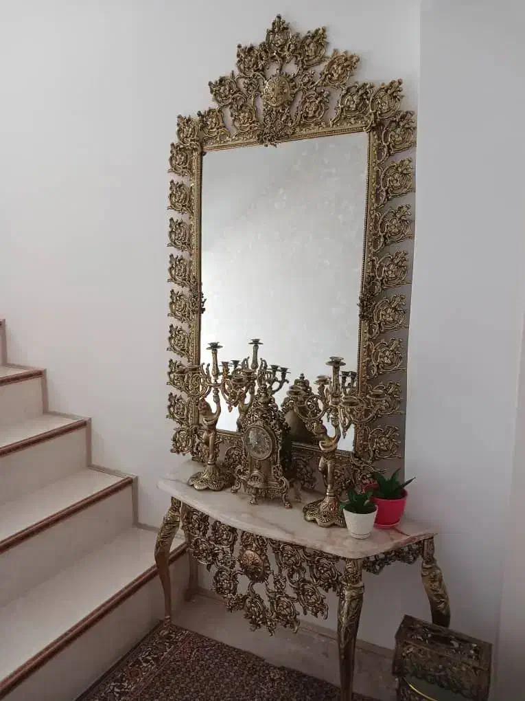 اینه کنسول وشمعدان|مبلمان خانگی و میز عسلی|ارومیه, |دیوار