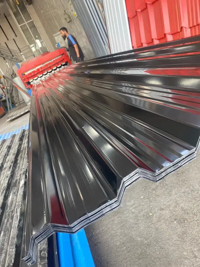 ورق شیروانی صاف ذوذنقه کرکره طرح سفال ضخامت 48|مصالح و تجهیزات ساختمان|تهران, خزانه|دیوار