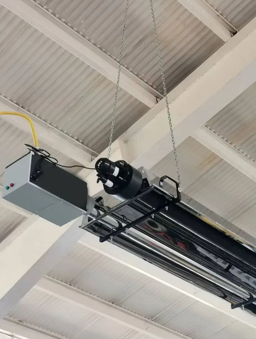 گرمایش تابشی ،بخاری تابشی، گرماتاب صنعتی لوله ای|بخاری، هیتر، شومینه|باقرشهر, |دیوار