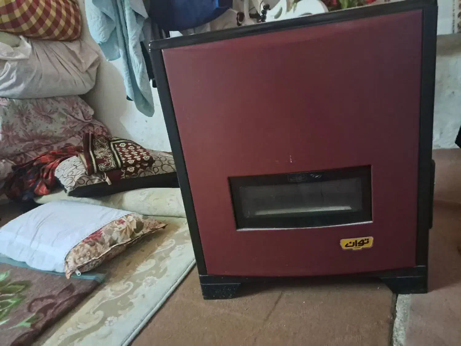 بخاری|بخاری، هیتر، شومینه|قم, وادی السلام|دیوار