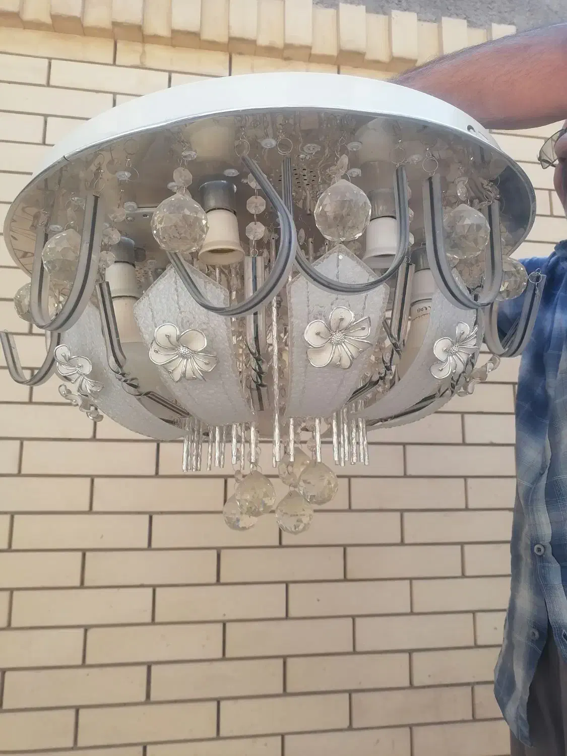 لوستر دست دو|لوستر و چراغ آویز|کرمان, |دیوار