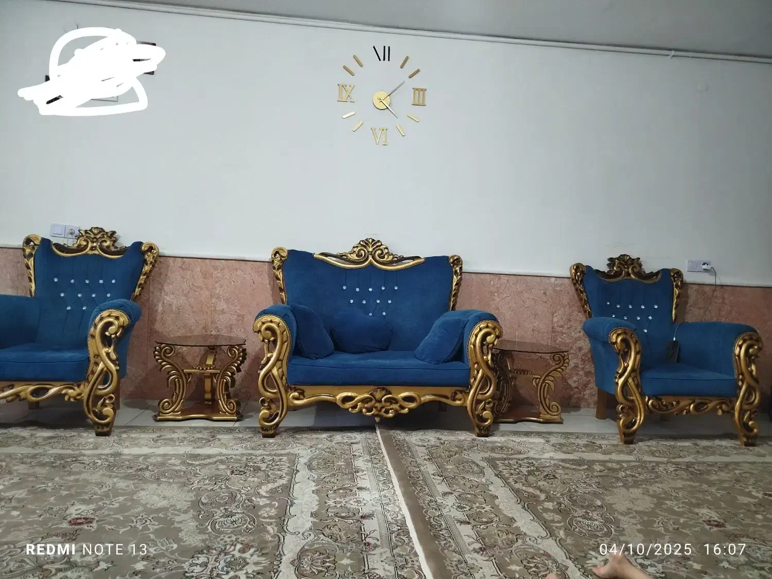 مبلمان 7 نفره کلاسیک|مبلمان خانگی و میز عسلی|مشهد, امیر آباد|دیوار