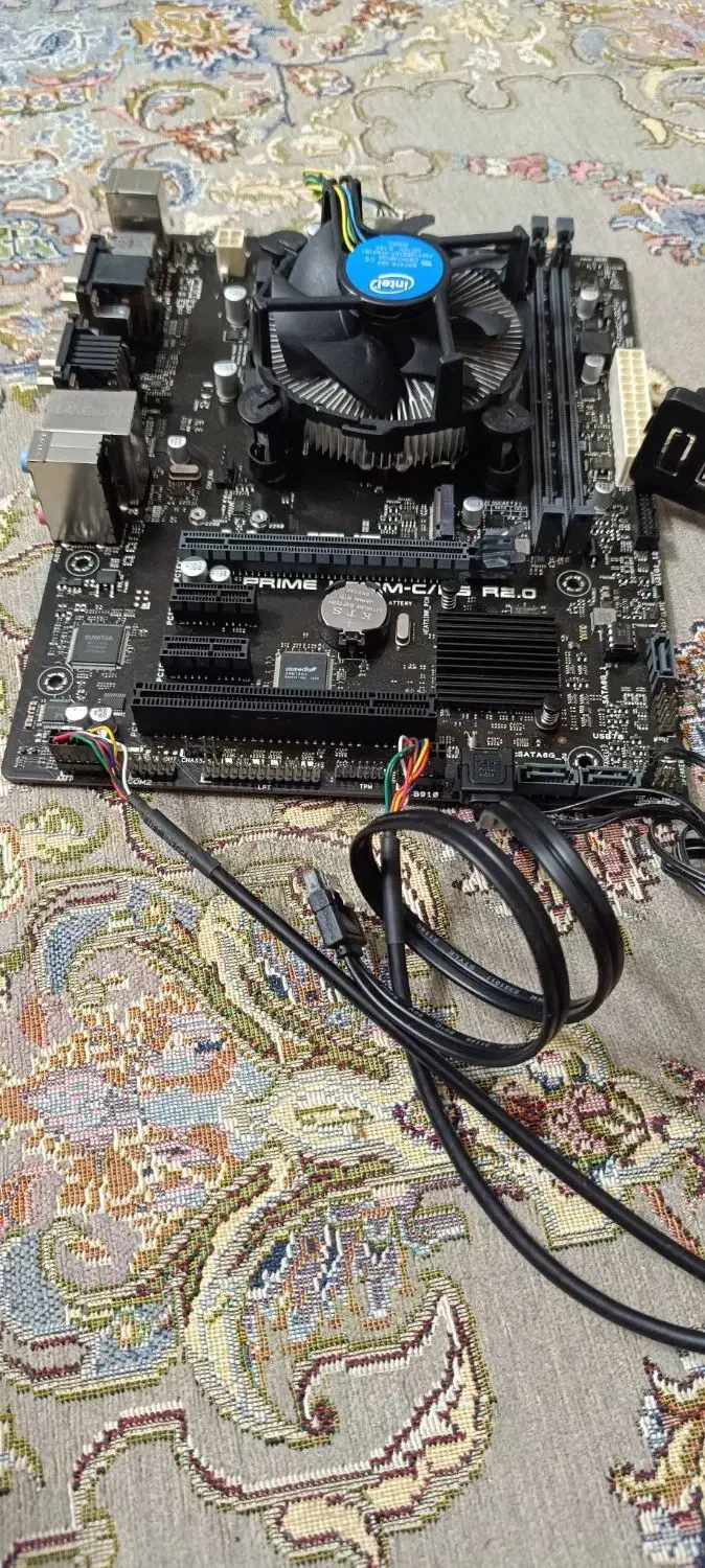 مادربرد ASUS مدل  H310M سی پی یو i3 8100|قطعات و لوازم جانبی رایانه|تهران, کیانشهر|دیوار