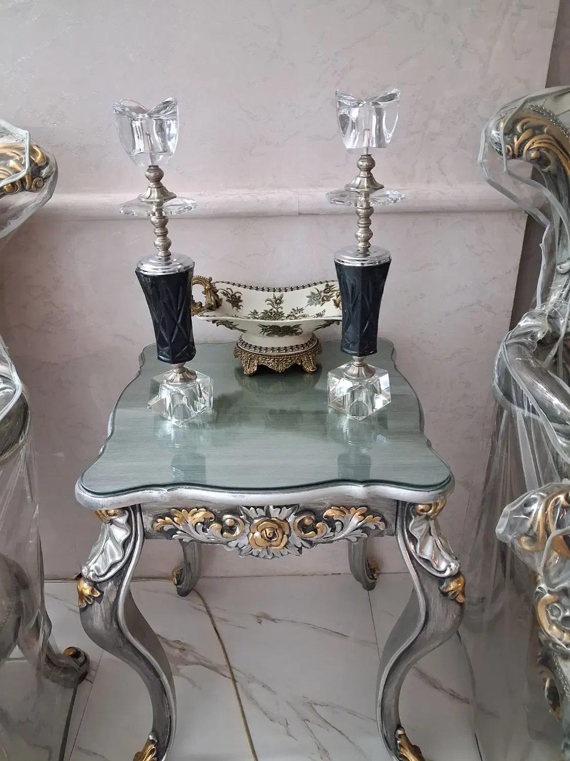 شمعدان کریستال|صنایع دستی و سایر لوازم تزئینی|مشهد, مشکینی (شهرک غرب)|دیوار