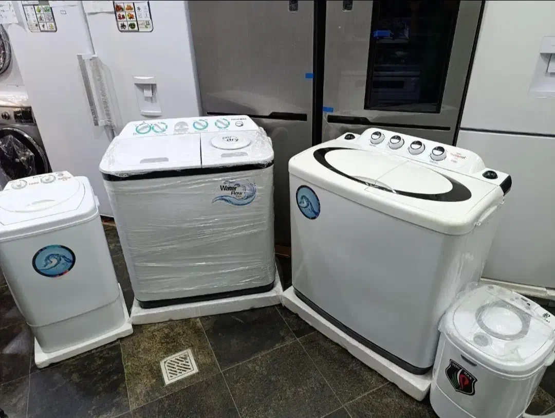 لباسشویی دوقلو 7/9/15 کیلو سیلور اکسلنت پاکشوما|ماشین لباسشویی و خشک‌کن لباس|مشهد, طلاب|دیوار