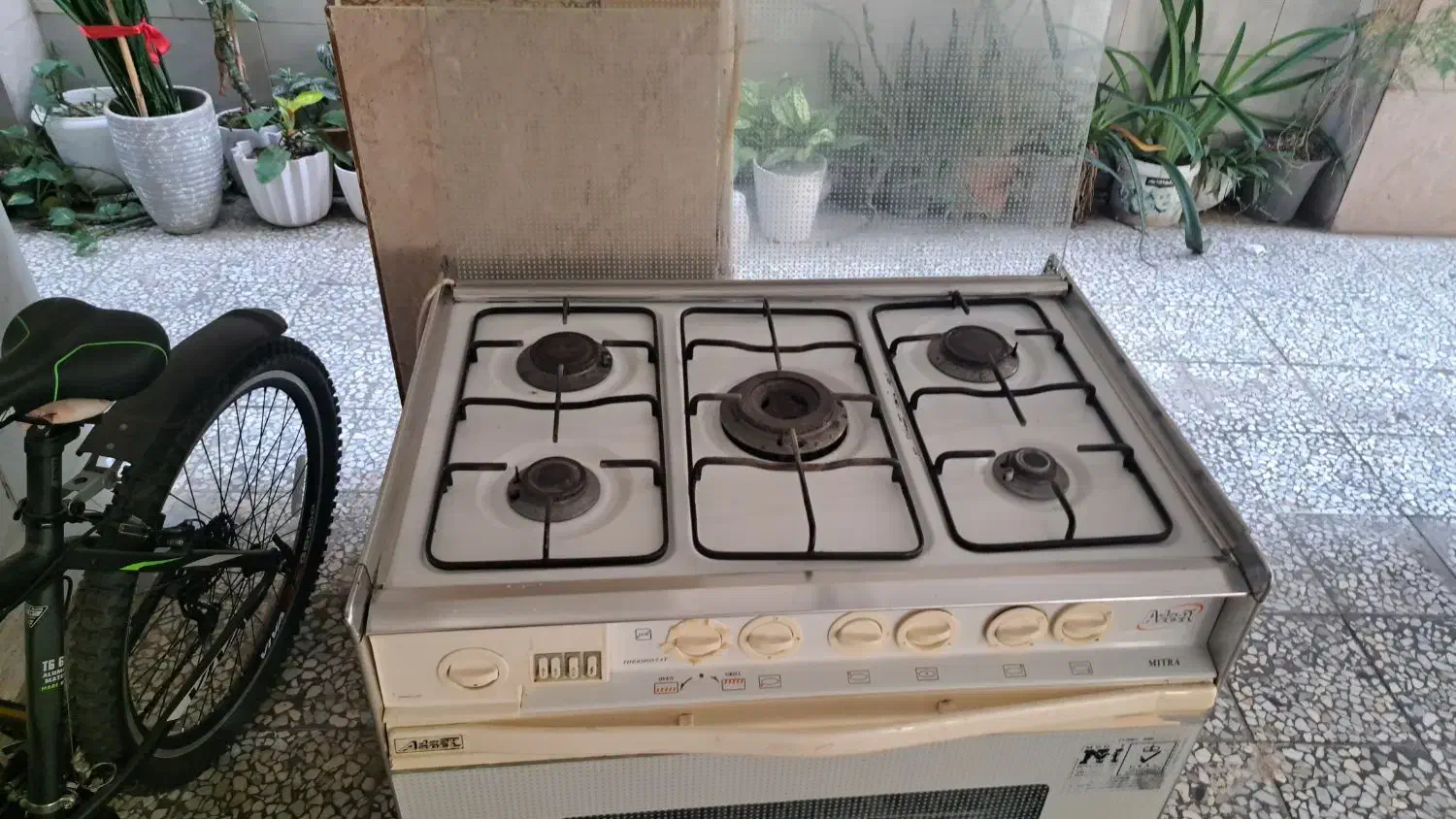 فروش فرگاز آردل ۵ شعله کاملا سالم|اجاق گاز و لوازم برقی پختوپز|قائمشهر, |دیوار