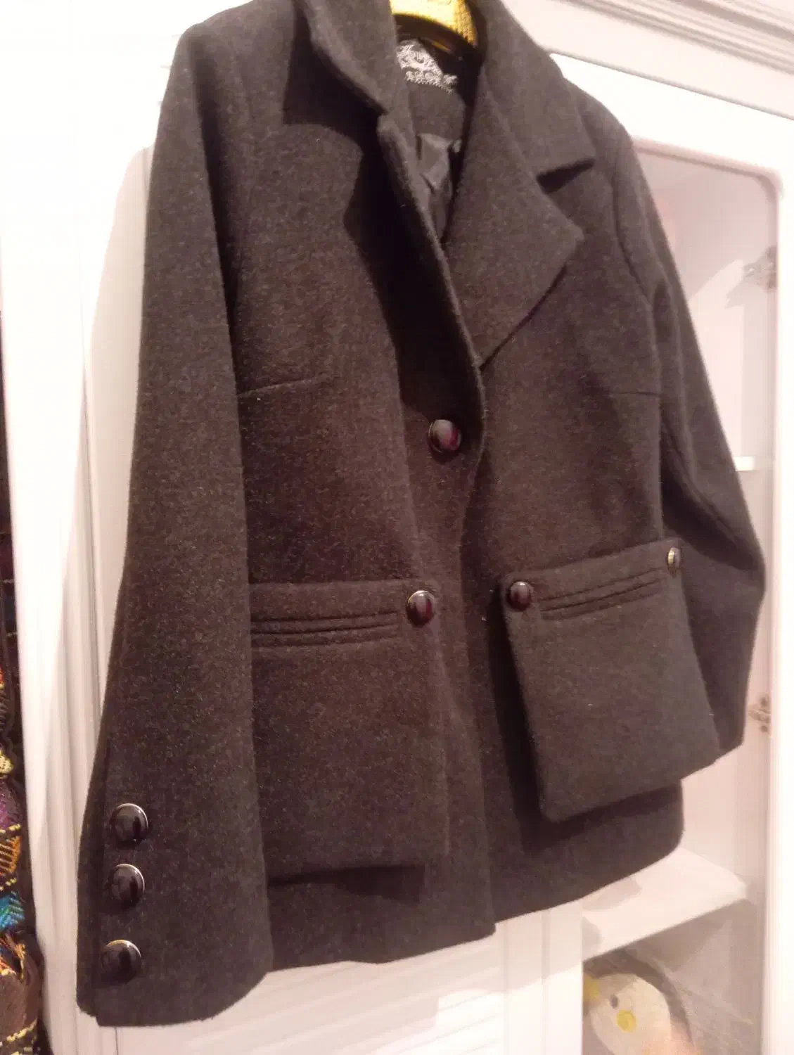 پالتو فوتر کاملا نو|لباس|هشترود, |دیوار