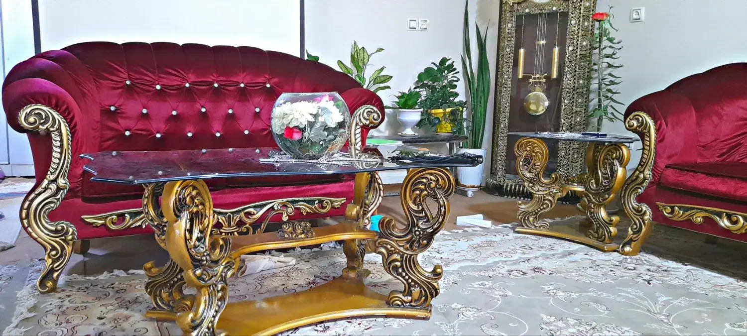 مبل ۷ نفره|مبلمان خانگی و میز عسلی|خوانسار, |دیوار