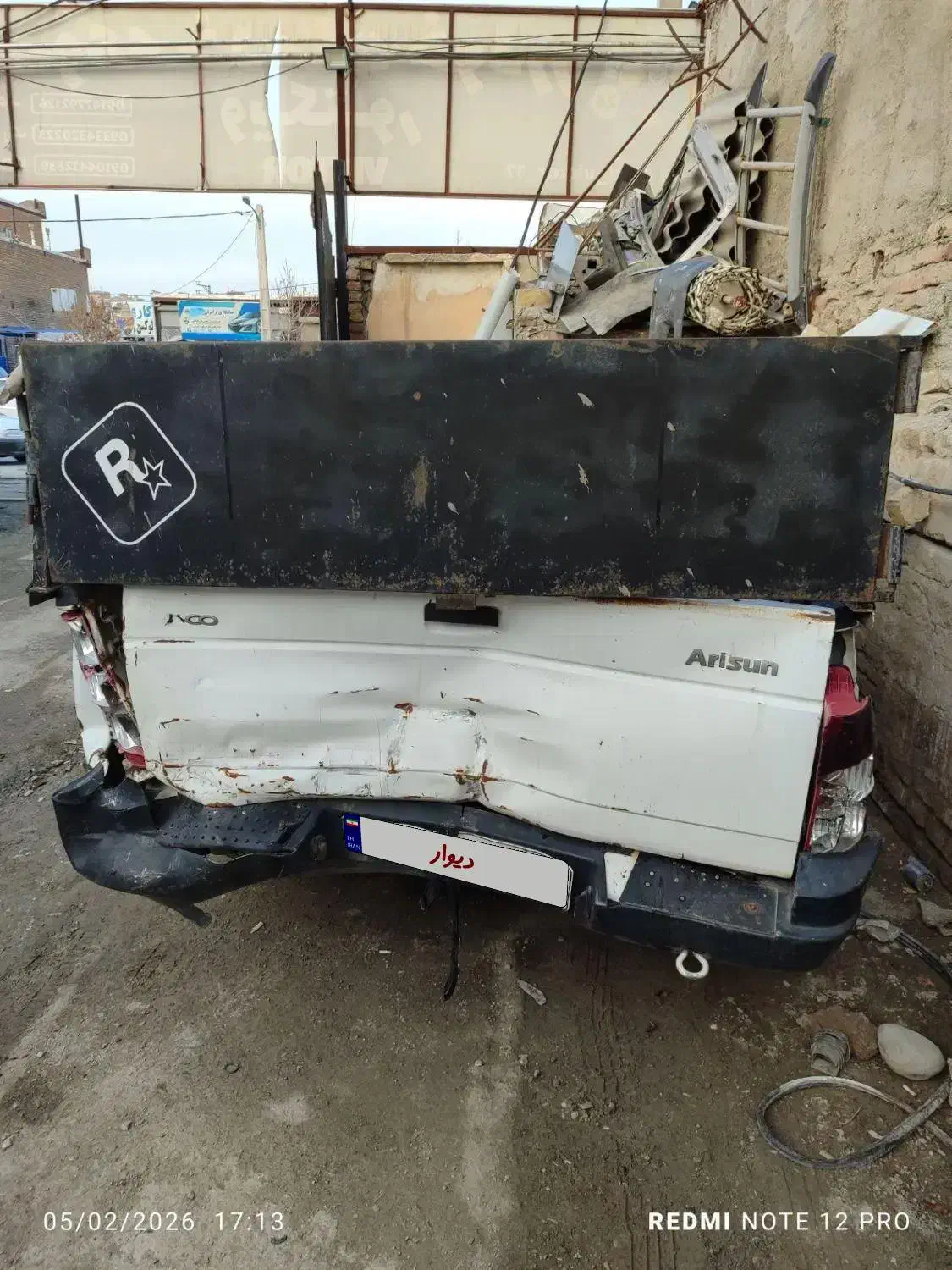 آریسان ۹۴ تصادفی|خودرو سواری و وانت|ارومیه, |دیوار